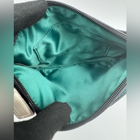 Coach Black Leather Turn lock Wristlet | Very Good Condition - Picture 10 of 13